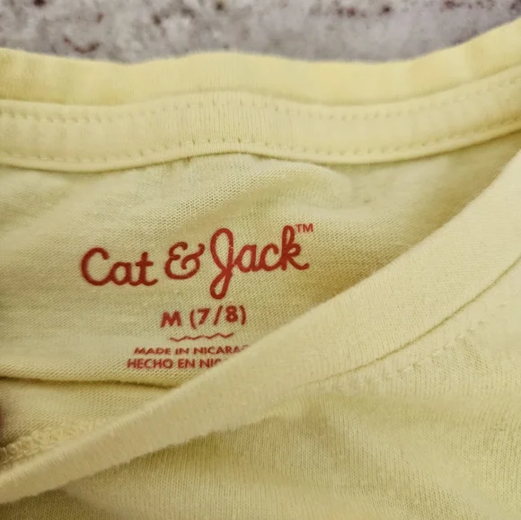 Lot of 5 girls size 7 8 summer tops. 4 t-shirts and 1 tank top. All size medium - Picture 3 of 10